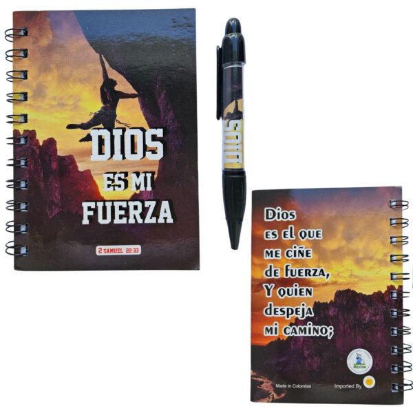 Libreta Dios me ciñe